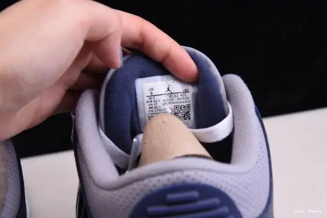 Kick Theory MIDNIGHT AIR NAVYCT8532-401 JORDAN 3 0606